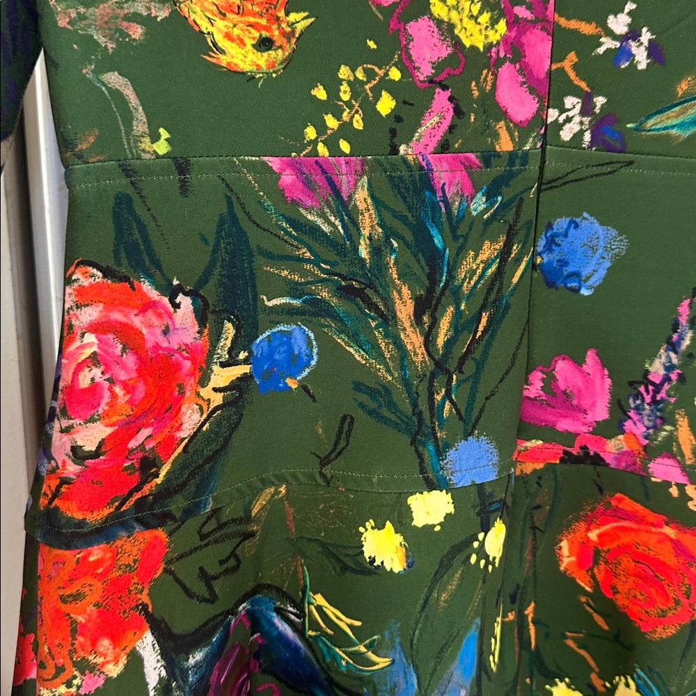 Lela Rose Floral Multicolor Dress - Picture 6 of 8